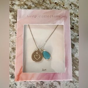 Keep by Stella & Dot Heart necklace.